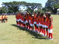The PNG Kupundas line up in Lae